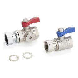 Rehau Kugelhahnset G 1" mit Filter, 13251621001... REHAU-13251621001 4059757656738 (Abb. 1)