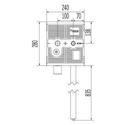 Rehau Sanitärbox für Waschmaschine Einzelanschluss, Rautitan stabil 16... REHAU-11102271001 4007360579418 (Abb. 1)