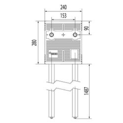 Rehau Sanitärbox für Badewanne / Dusche AP, Einzelanschluss, Rautitan stabil 16... REHAU-11102281001 4007360579425 (Abb. 1)