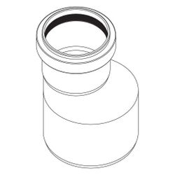 Rehau Raupiano Plus Übergangsrohr DN 160/110... REHAU-11240391001 4007360434779 (Abb. 1)