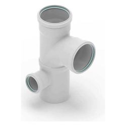 Rehau Raupiano Plus Stufenabzweig links DN 110/110/75, 87 Grad... REHAU-11026781002 4007360584405 (Abb. 1)