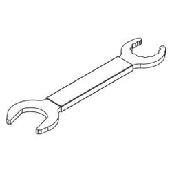 Rehau Rautherm Speed Montagewerkzeug Ringschlüssel, SW 27/30, offen... REHAU-14710701001 4062178318789 (Abb. 1)