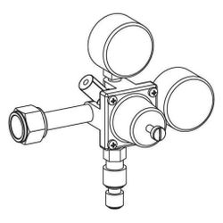 Rehau Re.Source CO2-Installationspaket, Druckminderer für CO2 Großflaschen, Anschluß... REHAU-14581161001 4062178566531 (Abb. 1)
