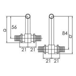 Rehau Sockelleisten Anschlussgarnitur-Set Rautitan 20x12x20mm... REHAU-11372391003 4007360425784 (Abb. 1)