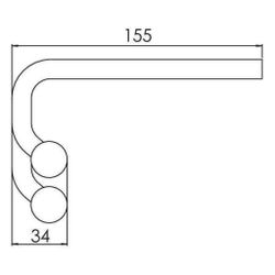 Rehau Sockelleisten Endgarnitur-Set Rautitan 16x12mm, rechts... REHAU-11372471003 4007360425791 (Abb. 1)