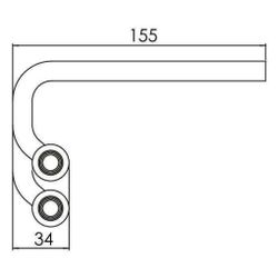 Rehau Sockelleisten Endgarnitur-Set Rautitan 16x12mm, links... REHAU-11372481003 4007360425807 (Abb. 1)