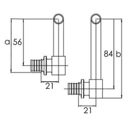 Rehau Sockelleisten Endgarnitur-Set Rautitan 16x12mm, links... REHAU-11372481003 4007360425807 (Abb. 1)