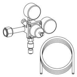 Rehau Re.Source CO2-Installationspaket, Druckminderer für CO2 Großflaschen, Anschluß... REHAU-14581161001 4062178566531 (Abb. 1)