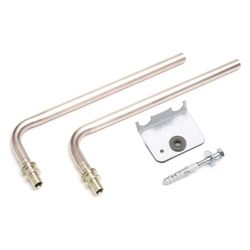 Rehau Heizkörper CuMs-Winkel-Anschlussgarnituren-Set Rautitan 16/250mm, inkl. Fixier... REHAU-12664121001 4007360160104 (Abb. 1)