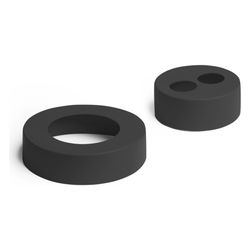 Rehau Rauthermex Aufsteckendkappe DUO 63 und 63x182mm, PE, Schwarz... REHAU-14285461001 4062178684907 (Abb. 1)