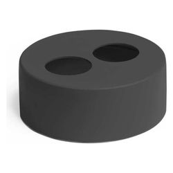 Rehau Rauthermex Aufsteckendkappe DUO 63 und 63x182mm, PE, Schwarz... REHAU-14285461001 4062178684907 (Abb. 1)