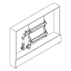 Rehau Rautherm Unit, Easyflow und UP 75, 4 Heizkreise, Wärmemengenzähler vertikal li... REHAU-11059441002 4059757762743 (Abb. 1)