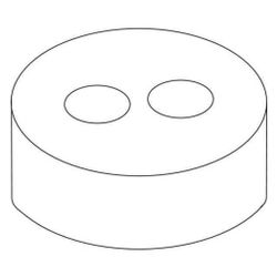 Rehau Rauthermex Aufsteckendkappe DUO 63 und 63x182mm, PE, Schwarz... REHAU-14285461001 4062178684907 (Abb. 1)