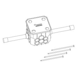 Rehau BKT Anschlussdose mit Anbindung 20x2,0mm für Betonkerntemperierung... REHAU-12317811001 4007360412562 (Abb. 1)