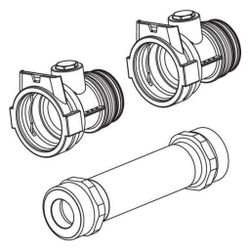 Rehau Wärmemengenzähler-Anbausatz Polymer... REHAU-14720001001 4062178920500 (Abb. 1)