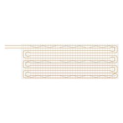 Rehau Oberflächennahe Betonkerntemperierung 14/15 mit PE-Abstandshalter, 2x1m Anbind... REHAU-12081601222 4068767636494 (Abb. 1)