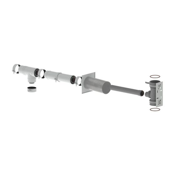 Remeha PPS-Grundbausatz RUM1Verbindungsstück Kessel-Schacht 60/100