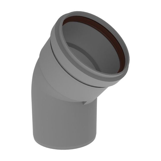 Remeha Bogen PPS DN 100, 45 Grad