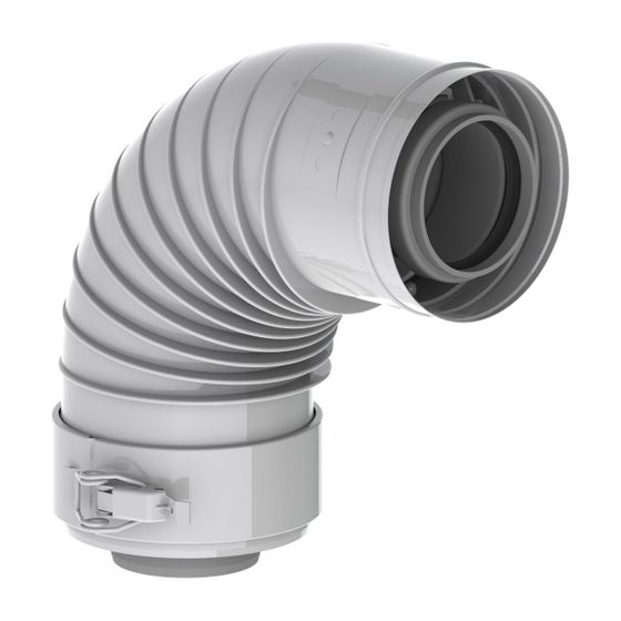Remeha Bogen PPS DN 60/100, 90 Grad