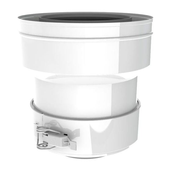 Remeha Übergangsstück PPS DN 60/100 auf DN 80/125