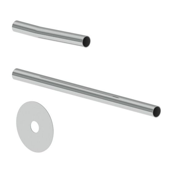Remeha Rohranschluss zur Wanddurchfuehrung Länge 150mm und 300mm