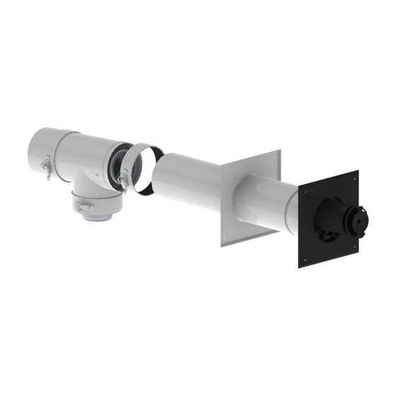 Remeha Grundbausatz Aluminium RUA1 DN 80/125, Außenwand