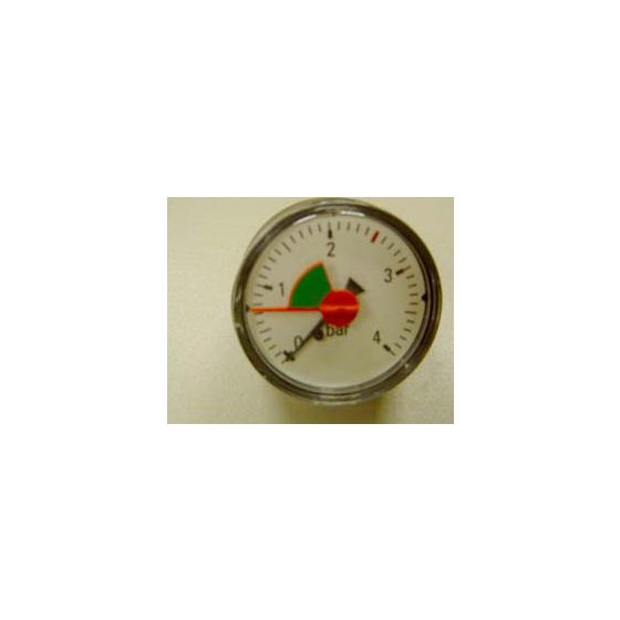 Remeha Manometer, D50 4 bar, mit PTFE-Ring, 0291022