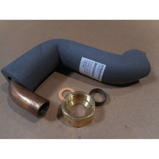 Remeha Verbindungsrohr 22mm für Wärmepumpenstation Rücklauf Speicher, 0328194