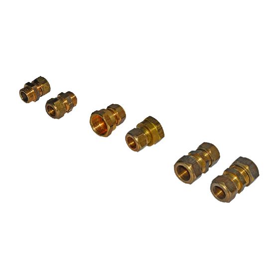 Remeha Anschlussteile-Satz für Duotube, 15mm, 7608581