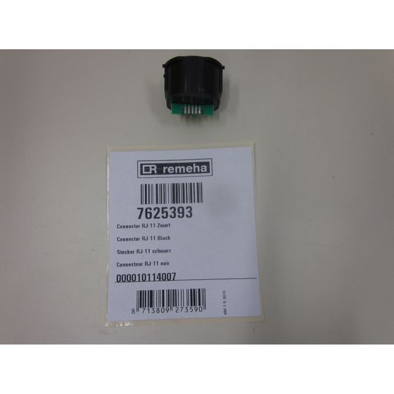 Remeha Anschlussstecker, Schwarz, 7625393