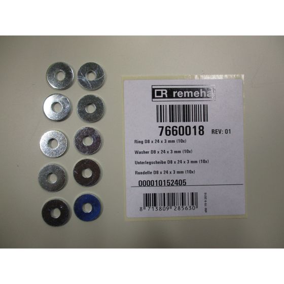 Remeha Scheibe, 8x24x3mm, 7660018