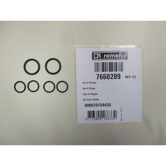 Remeha O-Ring-Dichtungs-Set für Befülleinheit, 7660289