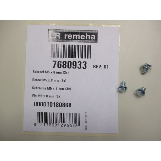 Remeha Schraube, M5x8, 7680933