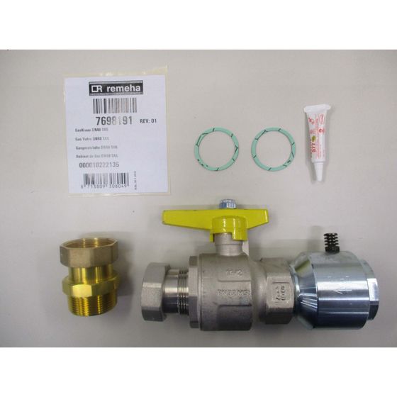Remeha Gashahn, DN 40, mit thermischer Ablaufsicherung, 7698191