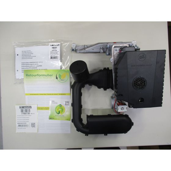 Remeha Gebläse mit PCB-Platine und Gasventil, 7706738
