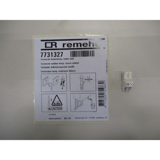 Remeha Stecker RAST 5 Außentemperatur, Weiß, 7731327