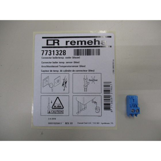 Remeha Stecker RAST 5 Temperatursensor, Blau, 7731328