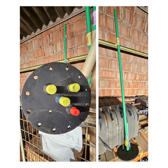 Remeha Flanschdeckel, D280 mit Dichtung und Dc7 Anode, 97930841