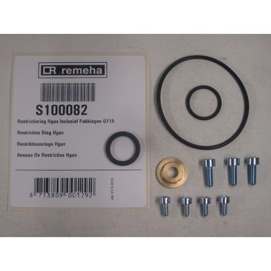 Remeha Drosselscheibe für Erdgas H, 8,6mm, S100082