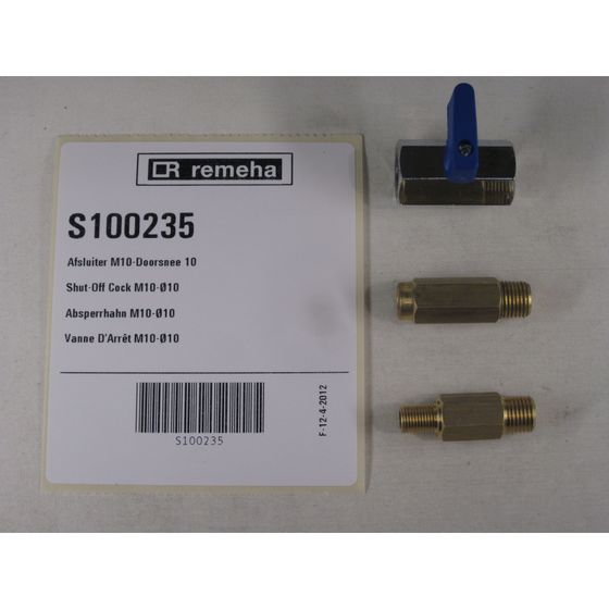 Remeha Absperrhahn, M10 10mm, S100235