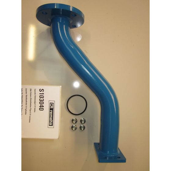 Remeha Zweites Rücklaufrohr für 6-9 Glieder, S103040