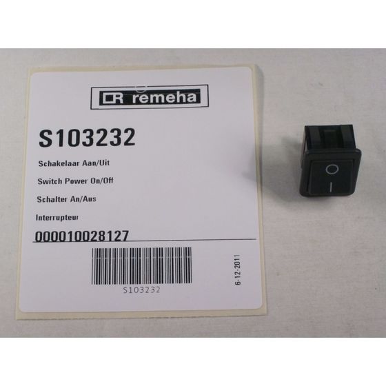 Remeha Ein-/Ausschalter Gas für 310/610 Eco Pro, S103232