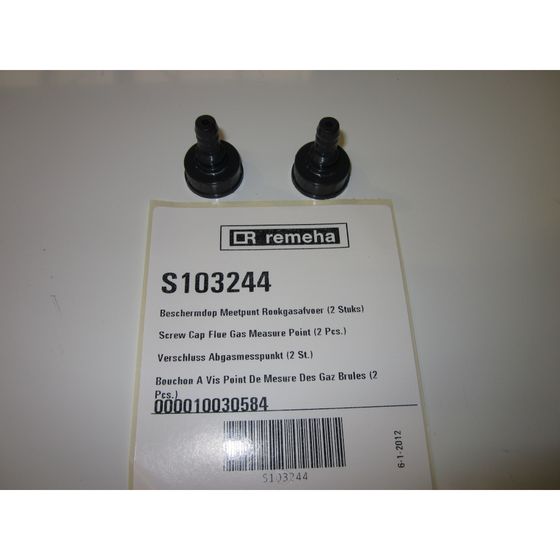 Remeha Verschluss Abgasmesspunkt, S103244