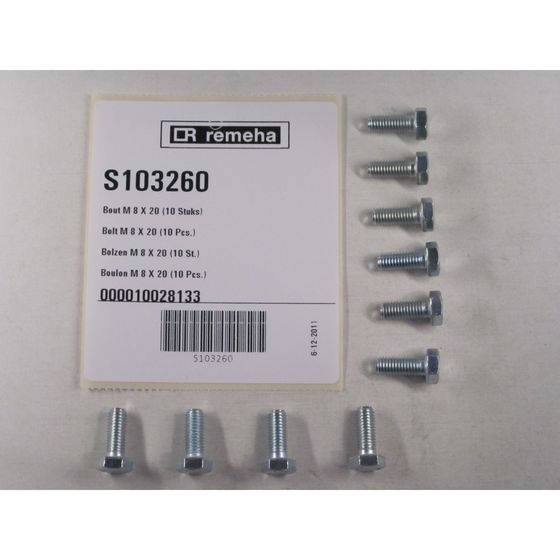 Remeha Schraube, M8 x 20, S103260