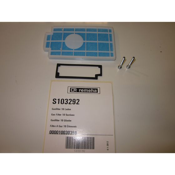 Remeha Gasfilter 10 Glieder, S103292