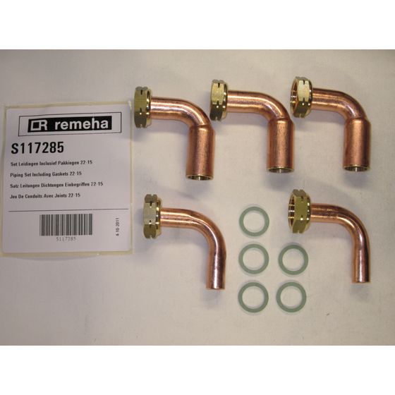 Remeha Leitungssatz mit Dichtungen DE/ES/PO, S117285