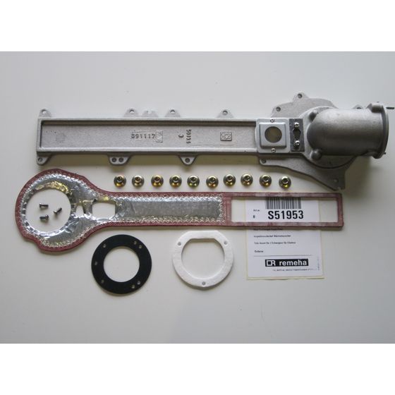 Remeha Deckel W-Tauscher W10-W28 komplett mit DIC