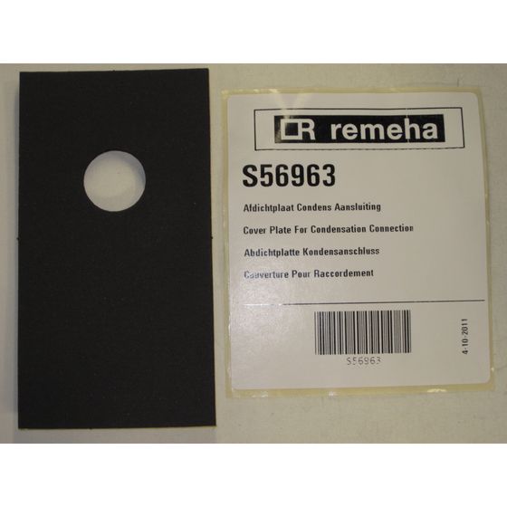 Remeha Abdichtplatte Kondensanschluss, S56963