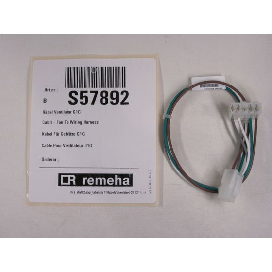Remeha Kabel für Gebläse G1G, S57892