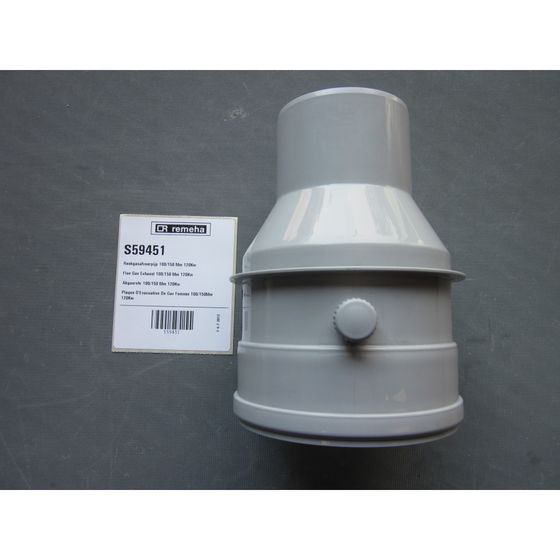 Remeha Abgasstutzen d. 100/150mm 4 Glieder